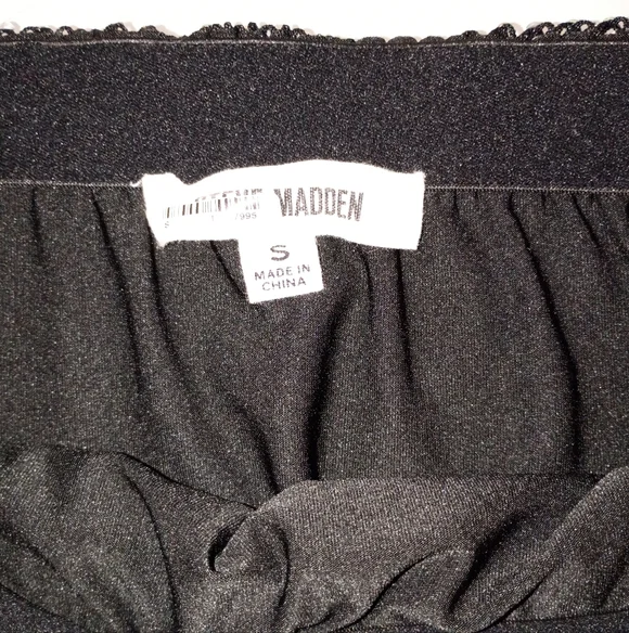 Steve Madden Glittering Fishnet Black Mini Skirt - Picture 6 of 11